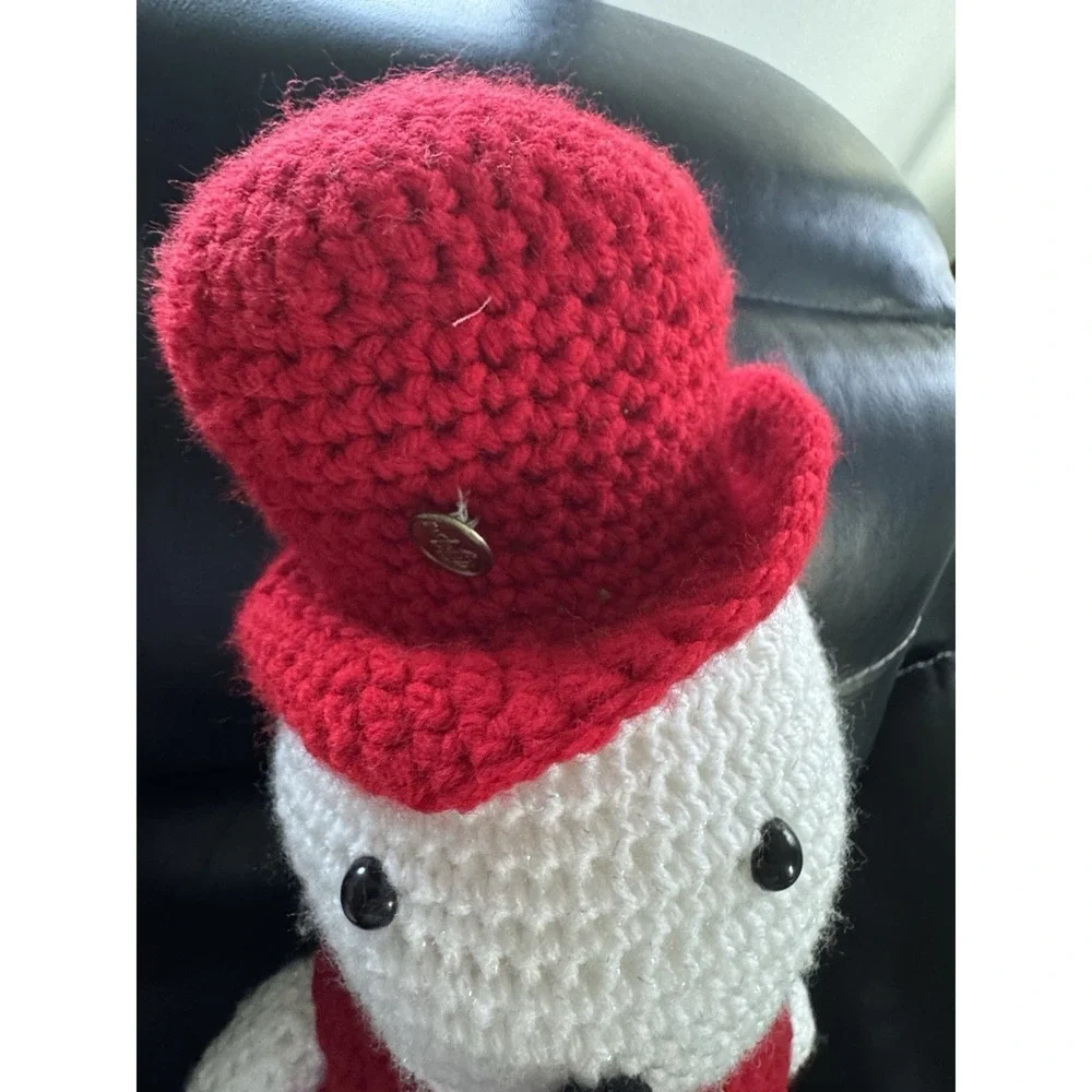 Crochet Snowman Pair Amigurumi Handmade Christmas Decor Winter Holiday Gift 21